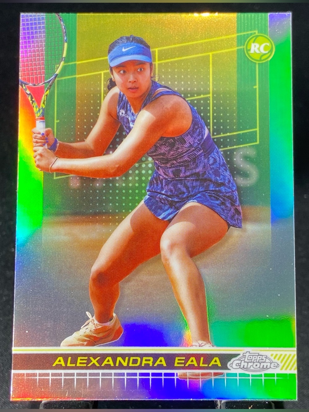 2024 TOPPS CHROME Rookie Alexandra Eala RC Silver Refractor Tennis Card #191